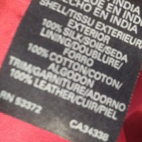 NWT French Connection silk  beaded handbag  gorgeous pink  Barbie core - Picture 6 of 16